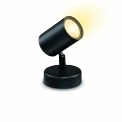 Plafonnier Philips WiZ IMAGEO LED Noir, 1 lumière