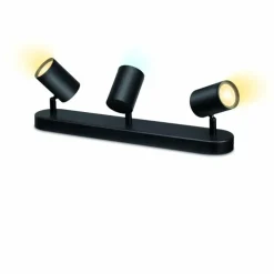 Plafonnier Philips WiZ IMAGEO LED Noir, 3 lumières