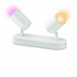 Plafonnier Philips WiZ IMAGEO LED Blanc, 2 lumières, Changeur de couleurs