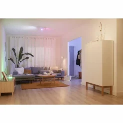 Plafonnier Philips WiZ IMAGEO LED Blanc, 3 lumières, Changeur de couleurs