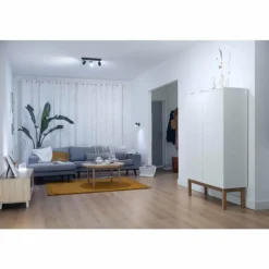 Plafonnier Philips WiZ IMAGEO LED Noir, 3 lumières, Changeur de couleurs