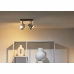 Plafonnier Philips WiZ IMAGEO LED Blanc, 4 lumières, Changeur de couleurs