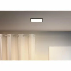 Plafonnier Philips WiZ LED Noir, 1 lumière