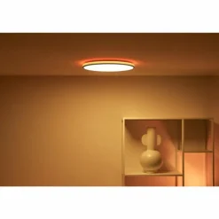 Plafonnier Philips WiZ Rune LED Noir, Blanc, 1 lumière, Changeur de couleurs