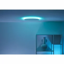Plafonnier Philips WiZ Rune LED Blanc, 1 lumière, Changeur de couleurs