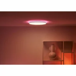 Plafonnier Philips WiZ Rune LED Blanc, 1 lumière, Changeur de couleurs
