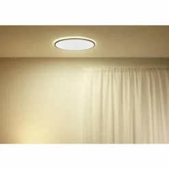Plafonnier Philips WiZ SuperSlim LED Noir, Blanc, 1 lumière