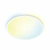 Plafonnier Philips WiZ SuperSlim LED Blanc, 1 lumière, Changeur de couleurs