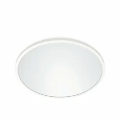 Plafonnier Philips WiZ SuperSlim LED Blanc, 1 lumière, Changeur de couleurs