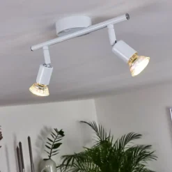 hofstein Éclairage Led|Plafonnier Planes LED Blanc, 2 lumières
