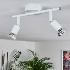 hofstein Éclairage Led|Plafonnier Planes LED Blanc, 2 lumières