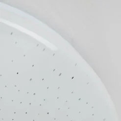 hofstein Éclairage Led|Plafonnier Quebec LED Blanc, 1 lumière, Télécommandes, Changeur de couleurs