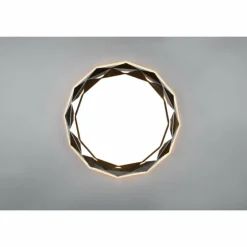 Plafonnier Reality Ando LED Chrome, 1 lumière, Télécommandes