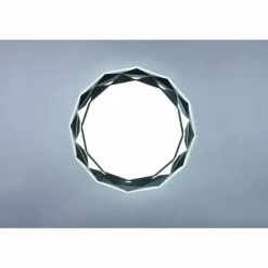 Plafonnier Reality Ando LED Chrome, 1 lumière, Télécommandes
