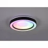 Luminaires Reality Éclairage Led|Plafonnier Reality Arco LED Noir, 1 lumière, Télécommandes, Changeur de couleurs