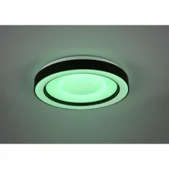 Luminaires Reality Éclairage Led|Plafonnier Reality Arco LED Noir, 1 lumière, Télécommandes, Changeur de couleurs