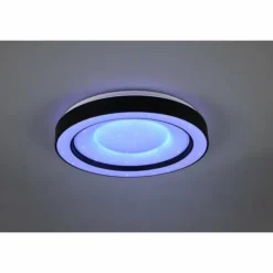 Luminaires Reality Éclairage Led|Plafonnier Reality Arco LED Noir, 1 lumière, Télécommandes, Changeur de couleurs