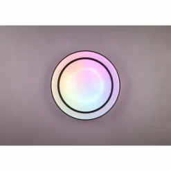 Luminaires Reality Éclairage Led|Plafonnier Reality Arco LED Noir, 1 lumière, Télécommandes, Changeur de couleurs