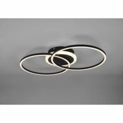 Luminaires Reality Éclairage Led|Plafonnier Reality Arribo LED Noir, 3 lumières, Télécommandes, Changeur de couleurs