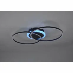 Luminaires Reality Éclairage Led|Plafonnier Reality Arribo LED Noir, 3 lumières, Télécommandes, Changeur de couleurs