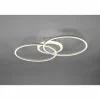 Luminaires Reality Éclairage Led|Plafonnier Reality Arribo LED Titane, 3 lumières, Télécommandes, Changeur de couleurs