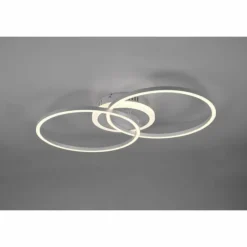 Luminaires Reality Éclairage Led|Plafonnier Reality Arribo LED Titane, 3 lumières, Télécommandes, Changeur de couleurs