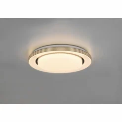 Luminaires Reality Éclairage Led|Plafonnier Reality Atria LED Noir, Blanc, 1 lumière, Télécommandes