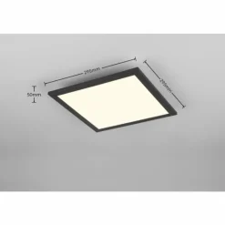 Luminaires Reality Éclairage Led|Plafonnier Reality BETA LED Noir, 1 lumière, Télécommandes, Changeur de couleurs