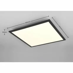 Luminaires Reality Éclairage Led|Plafonnier Reality BETA LED Noir, 1 lumière, Télécommandes, Changeur de couleurs