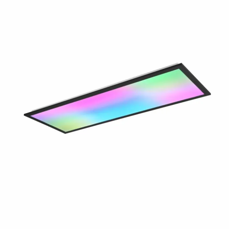 Luminaires Reality Éclairage Led|Plafonnier Reality BETA LED Noir, 1 lumière, Télécommandes, Changeur de couleurs