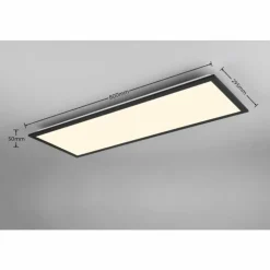 Luminaires Reality Éclairage Led|Plafonnier Reality BETA LED Noir, 1 lumière, Télécommandes, Changeur de couleurs