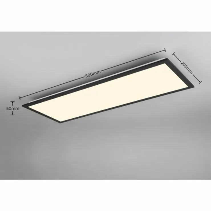Luminaires Reality Éclairage Led|Plafonnier Reality BETA LED Noir, 1 lumière, Télécommandes, Changeur de couleurs