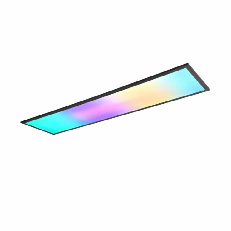 Luminaires Reality Éclairage Led|Plafonnier Reality BETA LED Noir, 1 lumière, Télécommandes, Changeur de couleurs