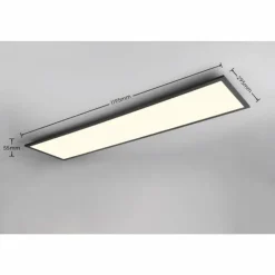 Luminaires Reality Éclairage Led|Plafonnier Reality BETA LED Noir, 1 lumière, Télécommandes, Changeur de couleurs