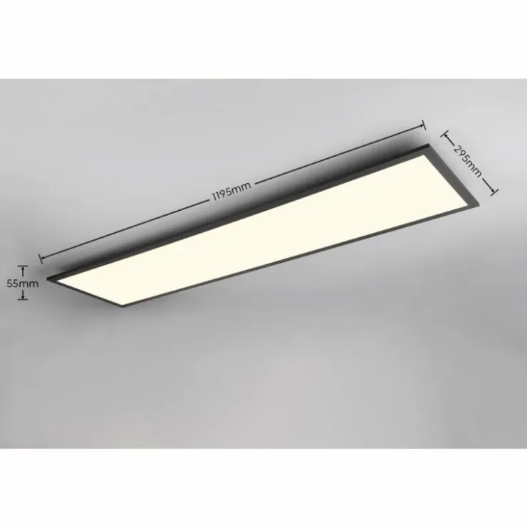 Luminaires Reality Éclairage Led|Plafonnier Reality BETA LED Noir, 1 lumière, Télécommandes, Changeur de couleurs