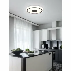 Luminaires Reality Éclairage Led|Plafonnier Reality BUNDA LED Noir, 1 lumière