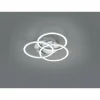Luminaires Reality Éclairage Led|Plafonnier Reality Circle LED Nickel mat, 1 lumière, Télécommandes