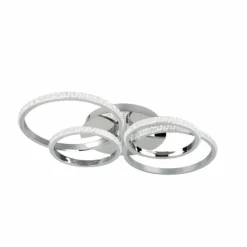 Luminaires Reality Éclairage Led|Plafonnier Reality CIRES LED Chrome, 1 lumière
