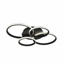 Luminaires Reality Éclairage Led|Plafonnier Reality CIRES LED Noir, 1 lumière
