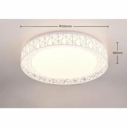 Luminaires Reality Éclairage Led|Plafonnier Reality CLUSTER LED Blanc, 1 lumière, Télécommandes