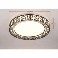 Luminaires Reality Éclairage Led|Plafonnier Reality CLUSTER LED Noir, 1 lumière, Télécommandes