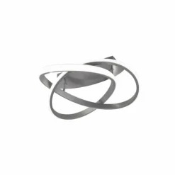 Luminaires Reality Éclairage Led|Plafonnier Reality Course LED Nickel mat, 1 lumière