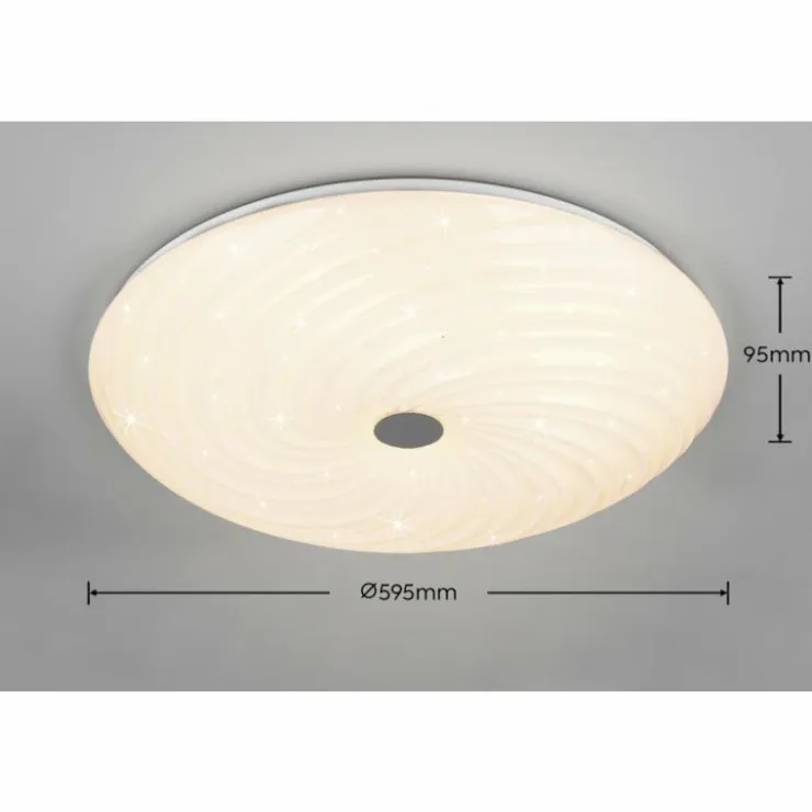 Luminaires Reality Éclairage Led|Plafonnier Reality GRAVITY LED Blanc, 1 lumière, Télécommandes