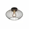 Luminaires Reality Plafonniers|Plafonnier Reality Grid Noir, 1 lumière