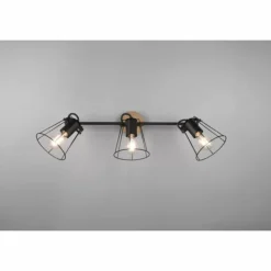 Luminaires Reality Plafonniers|Plafonnier Reality Jaipur Noir, 3 lumières