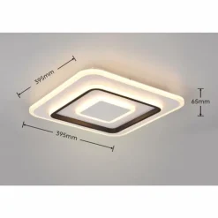 Luminaires Reality Éclairage Led|Plafonnier Reality JORA LED Blanc, 1 lumière, Télécommandes