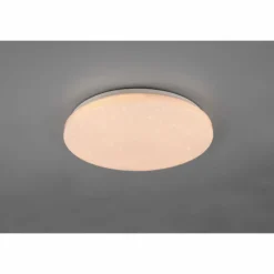 Luminaires Reality Éclairage Led|Plafonnier Reality Kira LED Blanc, 1 lumière, Télécommandes, Changeur de couleurs