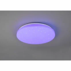 Luminaires Reality Éclairage Led|Plafonnier Reality Kira LED Blanc, 1 lumière, Télécommandes, Changeur de couleurs