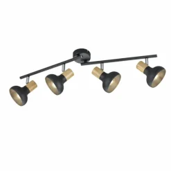 Luminaires Reality Spots Et Projecteurs|Plafonnier Reality Latika Noir, 4 lumières
