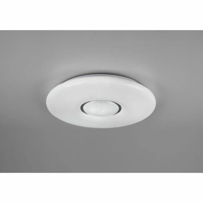 Plafonnier Reality Lia LED Blanc, 1 lumière, Changeur de couleurs